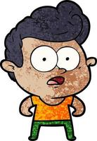 Vektor-Junge-Charakter im Cartoon-Stil vektor