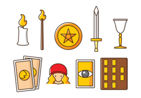 Vektor Tarot Icons