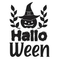 Halloween-T-Shirt-Design vektor