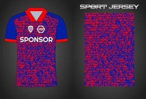 fotboll jersey sport skjorta design mall vektor