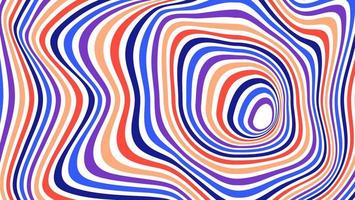 färgrik psychedelic optisk illusion bakgrund vektor