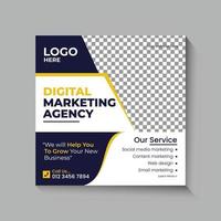 Digitales Marketing Social Media Banner vektor