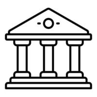 griechischer tempelikonenstil vektor