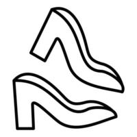 High Heels Icon-Stil vektor