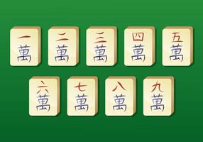 Mahjong Vektor Icons