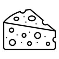 gegrillter Käse-Icon-Stil vektor