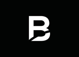 Buchstabe b Logo-Design-Vorlage Logo-Design vektor