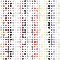 geometrisk bakgrund med oregelbunden Färg cirklar. abstrakt runda sömlös mönster. vektor