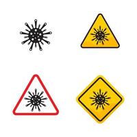 Virus-Vektor-Illustration-Icon-Template-Design vektor