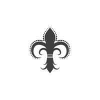 Fleur de Lis-Vektor-Icon-Design vektor