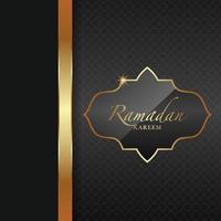 Ramadan Kareem Gruß islamische Illustration Hintergrund Vektor Design