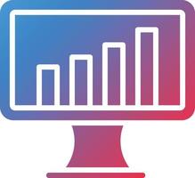 analytics ikon stil vektor