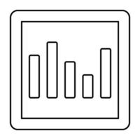 perfekte Designikone des Geschäftsdiagramms vektor