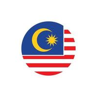 malaysia flagga vektor ikon design illustration