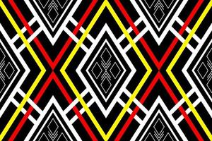 geometrisches ethnisches orientalisches nahtloses muster traditionelles design für hintergrund, teppich, tapete. kleidung, verpackung, batikstoff, vektorillustration. bestickungsstil vektor