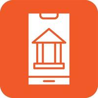 mobile Banking-Vektor-Icon-Design-Illustration vektor