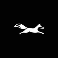 Fuchs kreative Silhouette Logo-Design vektor