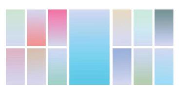 moderner Bildschirmvektor pastellfarbener Hintergrund mit Farbverlauf. lebendiger, glatter, weicher Farbverlauf für mobile Apps, Hintergrunddesign. Heller, weicher Farbverlauf für mobile Apps. vektor