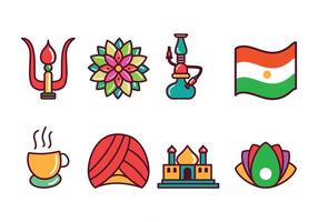 Gratis Indien ikoner vektor