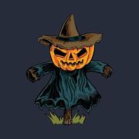 halloween grafische illustration vektorkunst t-shirt design vektor