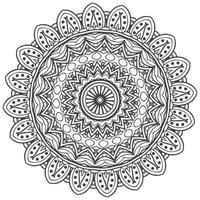 mandala färg bok. original- vektor design. prydnad runda mönster mandala perfekt för använda sig av i några Övrig snäll av design