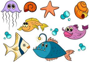 Free Cute Fish Vektoren