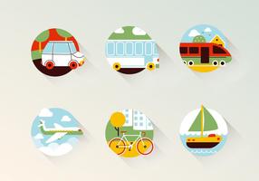 Transport Vektor Icons
