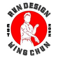 Wingchun-Vektor-Logo-Symbol vektor