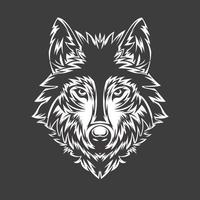 Vektor-Illustration-Wolf vektor