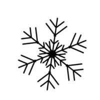 Vektor-Schneeflocke-Web-Symbol isoliert vektor