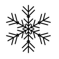 Vektor-Schneeflocke-Web-Symbol isoliert vektor