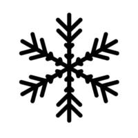 Vektor-Schneeflocke-Web-Symbol isoliert vektor