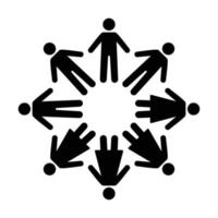 Menschen-Community-Symbol vektor