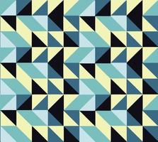 nahtloses Muster mit zufälligen farbigen Dreiecken Hintergrundillustration der generativen Kunst. Vektor-Illustration vektor
