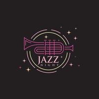 Jazz-Musik-Symbol-Vektor-Illustration-Design vektor