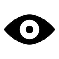 en ikondesign av ögat vektor