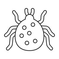 modern design ikon av insekt vektor