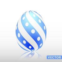 realistisk ägg med exotisk hud mönster, vektor, illustration. vektor