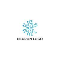 Neuron-Logo-Symbol-Vektor-Bild vektor