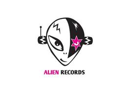 Alien-Record-DJ-Logo vektor