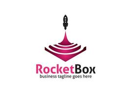 Raketenbox-Logo vektor