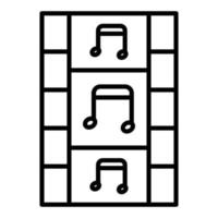 Soundtrack-Icon-Stil vektor