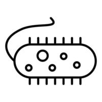 Bakterien-Icon-Stil vektor