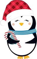 Weihnachts-Pinguine-Design vektor