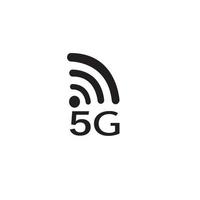 5g-Logo-Zeichen-Vektorvorlage vektor