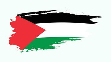 ny palestina grungy flagga vektor