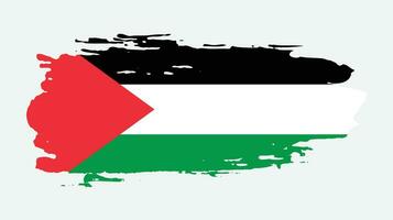 grafisk palestina grunge textur flagga vektor