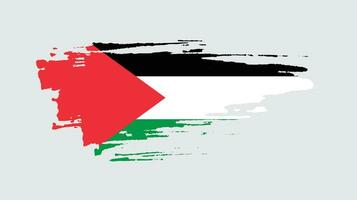professionell palestina grunge flagga vektor