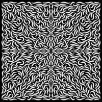 nahtloses Muster geometrischer Vektor, schwarz und weiß vektor