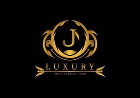 buchstabe j luxus logo vorlage dekoration vektor